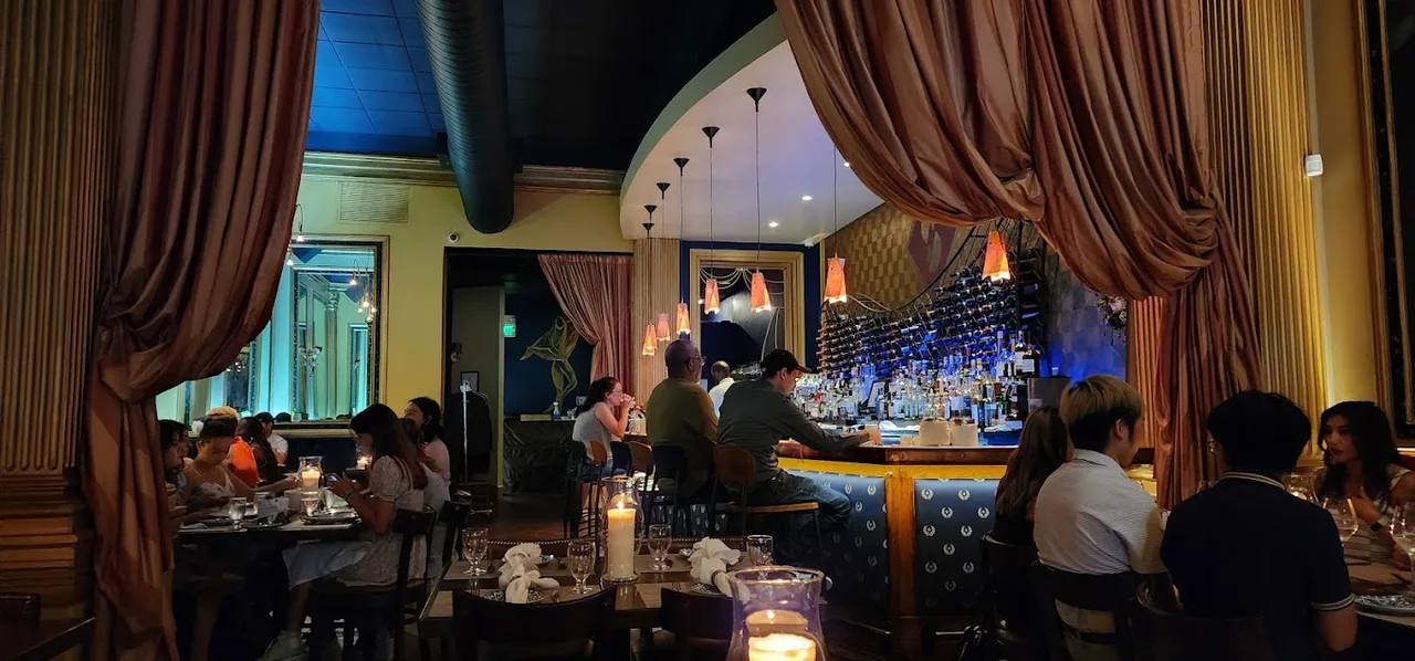 At the bar